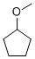 Structure of Cyclopentyl methyl ether
