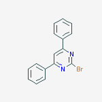 Structure of 2-bromo-4,6-diphenylpyrimidine