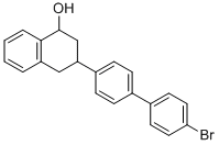 Structure of 3-(4-Bromo[1,1-biphenyl]-4-yl)-1,2,3,4-tetrahydro-1-naphthalenol