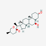 Structure of chlorogenin