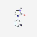 2-Imidazolidinone, 1-(3-pyridinyl)-结构式