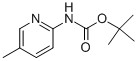 Structure of 2-(BOC-AMINO)-5-PICOLINE