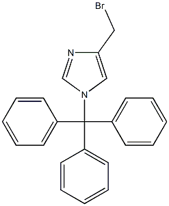 Structure of 4-(broMoMethyl)-1-trityl-1H-iMidazole