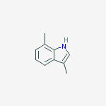 3,7-dimethyl-1H-indole结构式