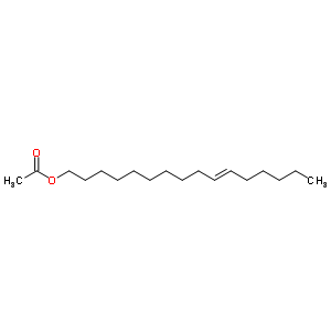 Structure of (10E)-hexadec-10-en-1-yl acetate