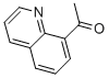 Structure of 8-acetylquinoline