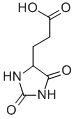Structure of 3-(2,5-dioxoimidazolidin-4-yl)propanoic acid