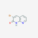 Structure of 3-bromo-1,8-naphthyridin-2-ol