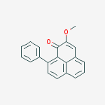 Structure of 1H-Phenalen-1-one, 2-methoxy-9-phenyl-