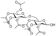 Structure of 6-O-(2,3,4,6-Tetra-O-acetyl-β-D-glucopyranosyl)-D-glucose 2,3,4-Triacetate