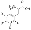 Structure of L-PHENYL-D5-ALANINE