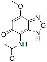 Structure of N-(5-methoxy-3-oxo-8-oxa-7,9-diazabicyclo[4.3.0]nona-1,4,6-trien-2-yl)acetamide