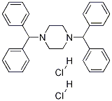 Structure of 1,4-Bis(benzhydryl)piperazine Dihydrochloride