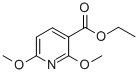 ETHYL 2,6-DIMETHOXYPYRIDINE-3-CARBOXYLATE结构式