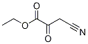 Structure of Propanoic acid, 3-cyano-2-oxo-, ethyl ester