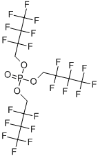 TRIS(1H,1H-HEPTAFLUOROBUTYL)PHOSPHATE结构式