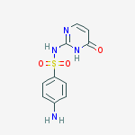 Structure of 4-amino-N-(6-oxo-1,6-dihydropyrimidin-2-yl)benzenesulfonamide