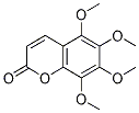 Structure of 5,6,7,8-tetramethoxychromen-2-one