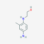 Ethanol, 2-[(4-amino-2-methylphenyl)amino]-结构式