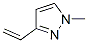 Structure of 1H-Pyrazole, 1-methyl-3-vinyl-