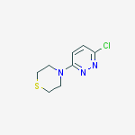 Structure of 4-(6-chloro-3-pyridazinyl)thiomorpholine(SALTDATA: FREE)