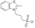 Structure of 2-METHYL-3-SULFOPROPYL BENZOTHIAZOLIUM INNER SALT