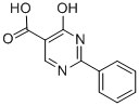 Structure of 4-HYDROXY-2-PHENYL-5-PYRIMIDINECARBOXYLIC ACID