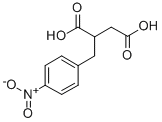 [(4-nitrophenyl)methyl]succinic acid结构式