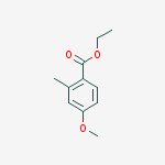 Ethyl 4-methoxy-2-methylbenzoate结构式