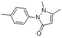 Structure of 2,3-DIMETHYL-1-(4-METHYLPHENYL)-3-PYRAZOLIN-5-ONE