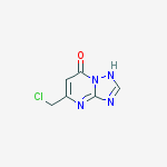 5-(chloromethyl)[1,2,4]triazolo[1,5-a]pyrimidin-7(4H)-one(SALTDATA: FREE)结构式