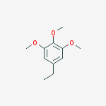 Benzene, 5-ethyl-1,2,3-trimethoxy-结构式