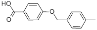 Structure of 4-[(4-METHYLBENZYL)OXY]BENZENECARBOXYLIC ACID