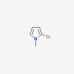 Structure of 1H-Pyrrole, 2-bromo-1-methyl-