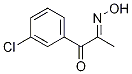 1-(3-Chlorophenyl)-1,2-propanedione 2-Oxime结构式