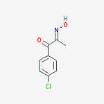 Structure of (2e)-1-(4-chlorophenyl)-2-hydroxyiminopropan-1-one