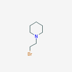 Structure of Piperidine, 1-(2-bromoethyl)-