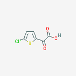 5-Chloro-2-thienylglyoxylic acid结构式