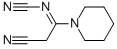 1-[2-cyano-1-(cyanoimino)ethyl]piperidine结构式