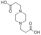 Structure of 1,4-BIS(2-CARBOXYETHYL)PIPERAZINE
