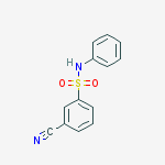 Structure of 3-Cyano-N-phenylbenzenesulfonamide