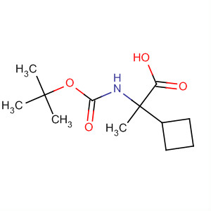 Structure of BOC-DL-CYCLOBUTYLALANINE