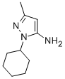 1-环己基-5-氨基-3-甲基吡唑结构式