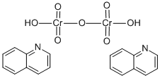 Structure of QUINOLINIUM DICHROMATE