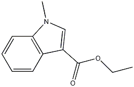 Structure of Indole-3-carboxylic acid, 1-methyl-, ethyl ester