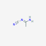Ethanimidamide, N-cyano-结构式