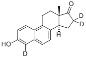Structure of EQUILENIN-4,16,16-D3