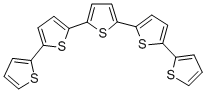 Structure of ALPHA-QUINQUETHIOPHENE