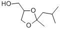 Structure of 2-Isobutyl-2-methyl-1,3-dioxolane-4-methanol