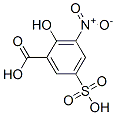 Structure of 3-nitro-5-sulphosalicylic acid